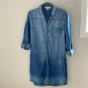 Active USA jean mid length dress size L